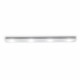 Plafoniera rettangolare con diffusore in plexiglass con 4 lampadine