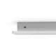 Plafoniera rettangolare con diffusore in plexiglass con 4 lampadine