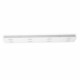 Plafoniera rettangolare con diffusore in plexiglass con 8 lampadine
