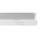 Plafoniera rettangolare con diffusore in plexiglass con 8 lampadine