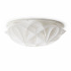 Plafoniera rotonda moderna con diffusore in pvc grande con 4 lampadine