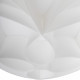 Plafoniera rotonda moderna con diffusore in pvc piccolo con 2 lampadine