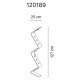 Portabottiglie basso in plexiglass dal design moderno