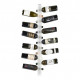 Portabottiglie da parete in plexiglas dal design moderno