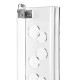 Portabottiglie da parete in plexiglas dal design moderno