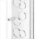 Portabottiglie da parete in plexiglas dal design moderno