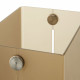 Portaombrelli con struttura in plexiglass dal design moderno