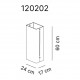 Portaombrelli con struttura in plexiglass dal design moderno