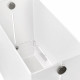Portariviste con struttura in plexiglass dal design moderno