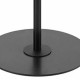 Servomuto da camera con struttura in metallo dettagli in legno e plexiglass