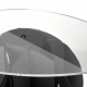 Tavolinetto da salotto moderno con struttura e piano in plexiglss