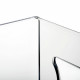 Tavolino da salotto rettangolare con struttura in plexiglass da design moderno