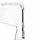 Tavolino da salotto rettangolare con struttura in plexiglass da design moderno