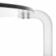 Tavolino da solotto rotondo in plexiglass dal design moderno grande