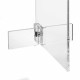 Vaso da interni alto in plexiglass e PVC