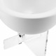 Vaso da interni basso in plexiglass e PVC