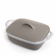 Casseruola in ceramica con coperchio teglia da forno elegante e resistente