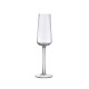 Set 6 pezzi calici flute in vetro per spumante