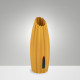 Abatjour moderna con struttura in metallo e diffusore in PVC vegetale
