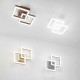 Plafoniera da soffito a led con struttura in metallo e metacrilato grande