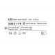 Applique da parete a LED dal design moderno con struttura in metallo