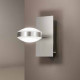 Applique da parete a LED dal design moderno con struttura in metallo