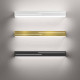 Applique da parete a LED grande con struttura in metallo dal design moderno