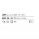 Applique da parete a LED grande con struttura in metallo dal design moderno