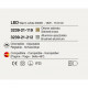 Applique da parete a LED in stile moderno con struttura in metallo