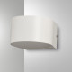 Applique da parete per esterno a LED con struttura in alluminio e vetro