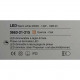 Applique da parete piccola a led con diffusore in legno dallo stile moderno