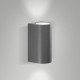 Applique grande LED da esterno in alluminio con una sorgente