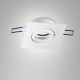 Faretto da incasso quadrato in alluminio orientabile dal design moderno