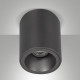 Faretto da sofftto con struttura cilindrica in alluminio dal design moderno