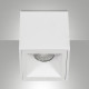 Faretto da sofftto con struttura cubica in alluminio dal design moderno