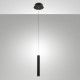 Illuminazione a sospensione singola a LED con diffusore dalle linee moderne