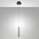 Illuminazione a sospensione singola a LED con diffusore dalle linee moderne