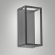 Lampada a LED da parete per esterno in alluminio dal design moderno
