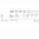 Lampada a soffitto a LED per esterno con struttura in alluminio design moderno
