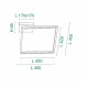 Lampada a soffitto plafoniera LED con diffusore rettangolare dalle linee moderne