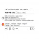Lampada a sospensione a LED dallo stile moderno con struttura in metallo