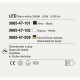 Lampada a sospensione a LED rotonda 8 diffusori dalle linee moderne ed eleganti