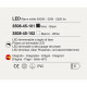 Lampada a sospensione con 2 luci LED in stile moderno con struttura in metallo