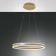 Lampada a sospensione con diffusore circolare piccolo a led dal design moderno