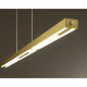 Lampada a sospensione con diffusore lineare a led dal design moderno ed elegante