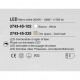 Lampada a sospensione con doppio diffusore circolare a led dal design moderno
