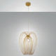 Lampada a sospensione con struttura grande in metallo dal design moderno