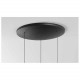 Lampada a sospensione dal design moderno a LED con 3 diffusori in vetro