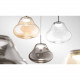 Lampada a sospensione dal design moderno a LED con 3 diffusori in vetro