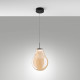 Lampada a sospensione dal design moderno a LED con singolo diffusore in vetro